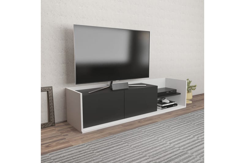 Desgrar Tv-bänk 160x36,8 cm - Vit - Möbler - TV- & Mediamöbler - TV bänk & mediabänk