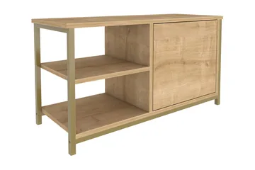 Desgrar Tv-bänk 89,6x50,8 cm - Guld - Möbler - TV- & Mediamöbler - TV bänk & mediabänk