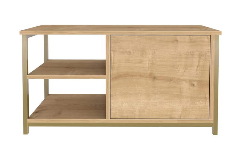 Desgrar Tv-bänk 89,6x50,8 cm - Guld - Möbler - TV- & Mediamöbler - TV bänk & mediabänk