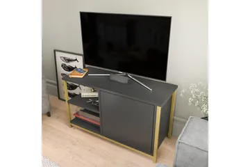 Desgrar Tv-bänk 89,6x50,8 cm - Guld - Möbler - TV- & Mediamöbler - TV bänk & mediabänk