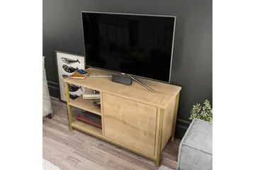 Desgrar Tv-bänk 89,6x50,8 cm - Guld - Möbler - TV- & Mediamöbler - TV bänk & mediabänk