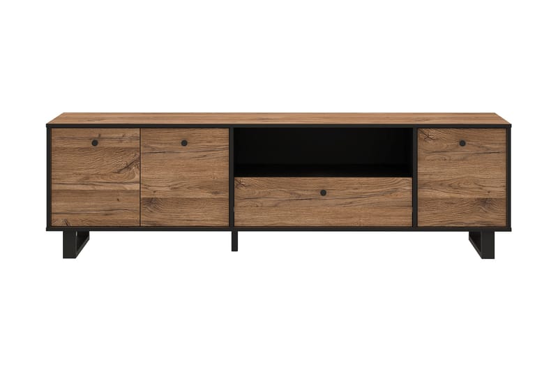 Donmills Tv-bänk 180 cm - Brun/Svart - Möbler - TV- & Mediamöbler - TV bänk & mediabänk