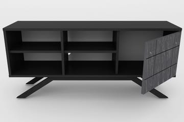 Einbeck Tv-bänk 130 cm - Svart - Möbler - TV- & Mediamöbler - TV bänk & mediabänk