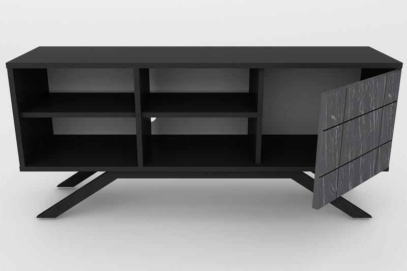 Einbeck Tv-bänk 130 cm - Svart - Möbler - TV- & Mediamöbler - TV bänk & mediabänk