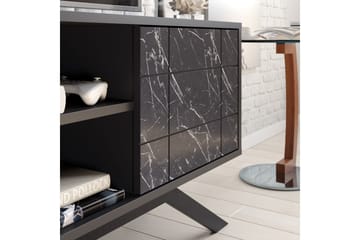 Einbeck Tv-bänk 130 cm - Svart - Möbler - TV- & Mediamöbler - TV bänk & mediabänk