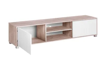 Filteau Tv Bänk 180 cm i Trä - Vit|Beige - Möbler - TV- & Mediamöbler - TV bänk & mediabänk