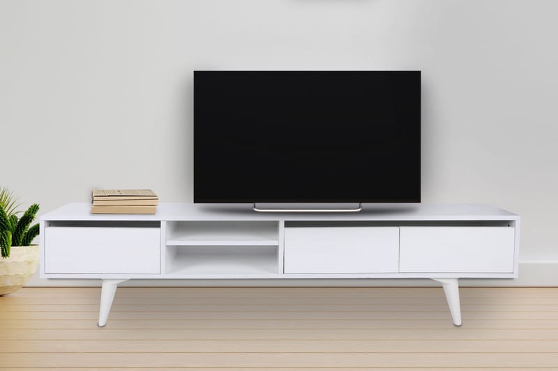 Fresenborg Tv-bänk 180 cm - Vit - Möbler - TV- & Mediamöbler - TV bänk & mediabänk