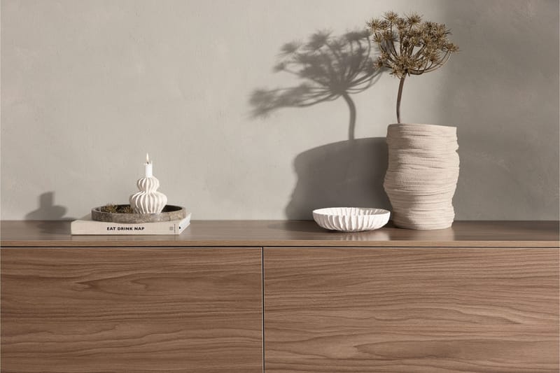 Frihamn Tv-bänk 160x45 cm Brun - Venture Home - Möbler - TV- & Mediamöbler - TV bänk & mediabänk