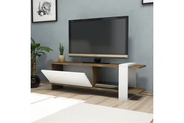 Gersby TV-Bänk 120 cm - Brun/Vit - Möbler - TV- & Mediamöbler - TV bänk & mediabänk