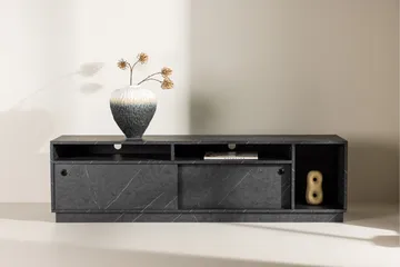 Girona Tv-bänk 180x40 cm - Svart - Möbler - TV- & Mediamöbler - TV bänk & mediabänk