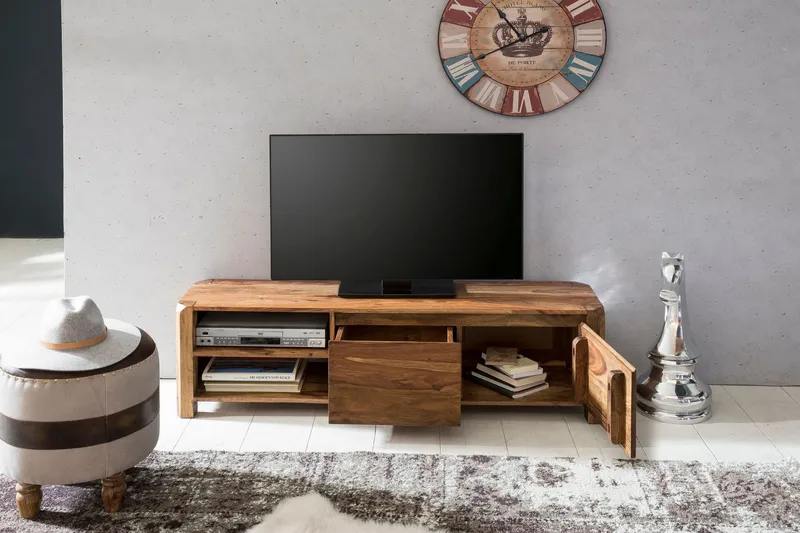 Hafsah TV-Bänk 140 cm - Trä/natur - Möbler - TV- & Mediamöbler - TV bänk & mediabänk
