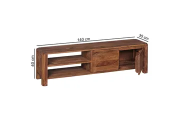 Hafsah TV-Bänk 140 cm - Trä/natur - Möbler - TV- & Mediamöbler - TV bänk & mediabänk