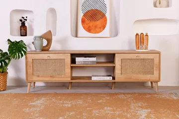 Hazeran Tv-bänk 180 cm - Ek - Möbler - TV- & Mediamöbler - TV bänk & mediabänk