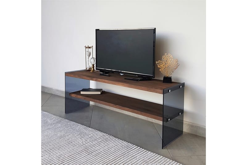 Heglar TV-Bänk 120 cm - Valnöt - Möbler - TV- & Mediamöbler - TV bänk & mediabänk