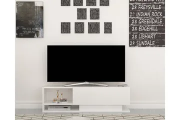Hejde TV-Bänk 120 cm - Vit - Möbler - TV- & Mediamöbler - TV bänk & mediabänk