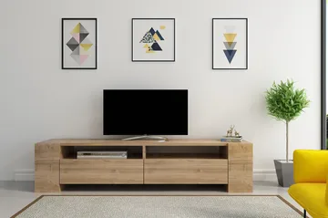 Hejde TV-Bänk 155 cm - Brun - Möbler - TV- & Mediamöbler - TV bänk & mediabänk