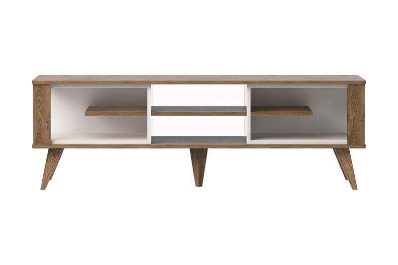 Hejde TV-Bänk 160 cm - Brun/Vit - Möbler - TV- & Mediamöbler - TV bänk & mediabänk