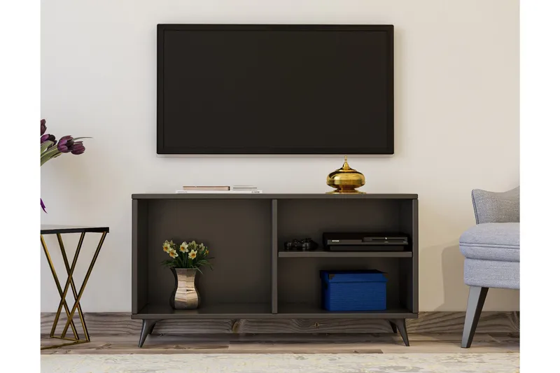 Hensiek TV-Bänk 100 cm - Antracit - Möbler - TV- & Mediamöbler - TV bänk & mediabänk