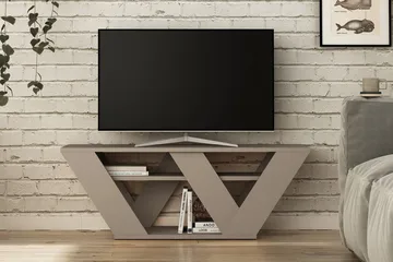 Homitis Tv-Bänk 110 cm - Brun - Möbler - TV- & Mediamöbler - TV bänk & mediabänk