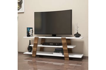 Hovdane TV-Bänk 120 cm - Brun/Vit - Möbler - TV- & Mediamöbler - TV bänk & mediabänk