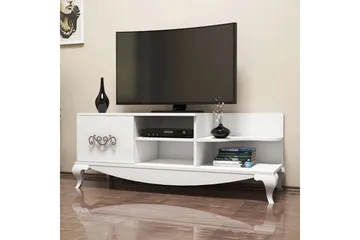Hovdane TV-Bänk 130 cm - Vit - Möbler - TV- & Mediamöbler - TV bänk & mediabänk