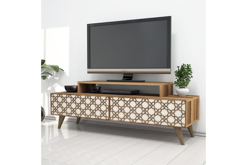 Hovdane TV-Bänk 140 cm - Brun - Möbler - TV- & Mediamöbler - TV bänk & mediabänk