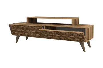 Hovdane TV-Bänk 140 cm - Brun - Möbler - TV- & Mediamöbler - TV bänk & mediabänk