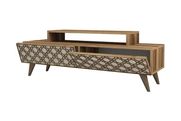 Hovdane TV-Bänk 140 cm - Brun - Möbler - TV- & Mediamöbler - TV bänk & mediabänk