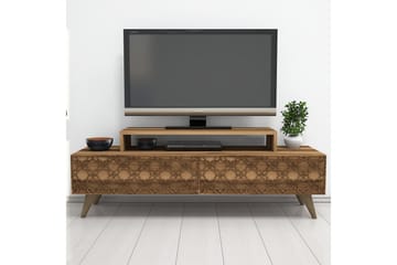 Hovdane TV-Bänk 140 cm - Brun - Möbler - TV- & Mediamöbler - TV bänk & mediabänk