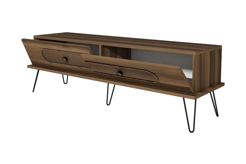 Hovdane TV-Bänk 145 cm - Brun - Möbler - TV- & Mediamöbler - TV bänk & mediabänk