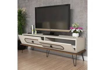 Hovdane TV-Bänk 145 cm - Brun/Vit - Möbler - TV- & Mediamöbler - TV bänk & mediabänk