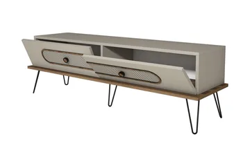 Hovdane TV-Bänk 145 cm - Brun/Vit - Möbler - TV- & Mediamöbler - TV bänk & mediabänk