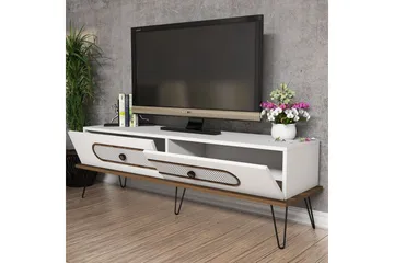 Hovdane TV-Bänk 145 cm - Vit - Möbler - TV- & Mediamöbler - TV bänk & mediabänk