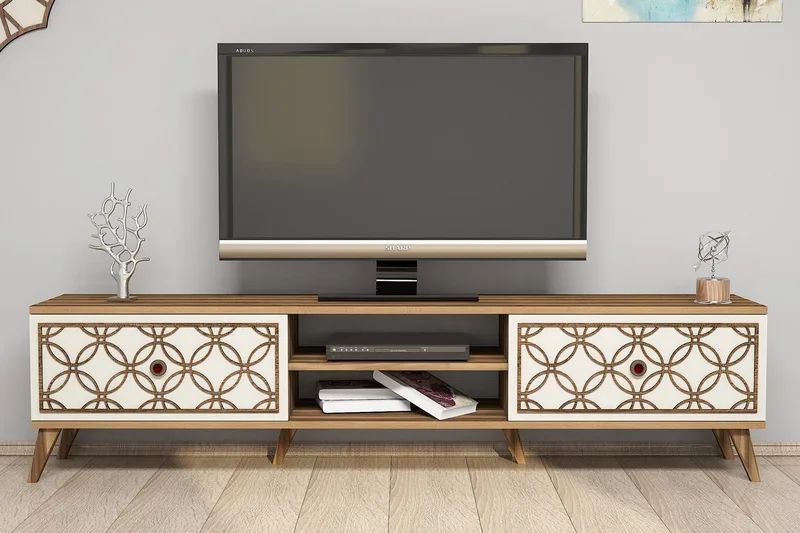 Hovdane TV-Bänk 180 cm - Brun - Möbler - TV- & Mediamöbler - TV bänk & mediabänk