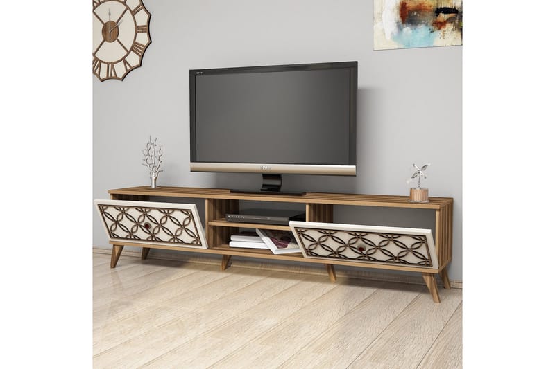 Hovdane TV-Bänk 180 cm - Brun - Möbler - TV- & Mediamöbler - TV bänk & mediabänk