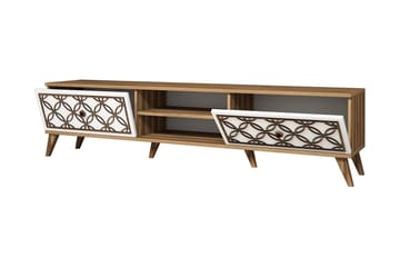 Hovdane TV-Bänk 180 cm - Brun/Vit - Möbler - TV- & Mediamöbler - TV bänk & mediabänk