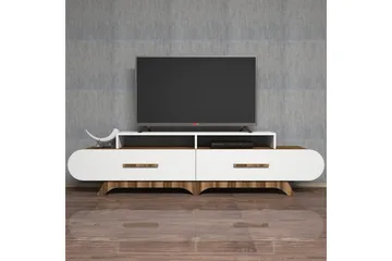 Hovdane TV-Bänk 205 cm - Brun/Vit - Möbler - TV- & Mediamöbler - TV bänk & mediabänk