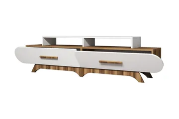 Hovdane TV-Bänk 205 cm - Brun/Vit - Möbler - TV- & Mediamöbler - TV bänk & mediabänk
