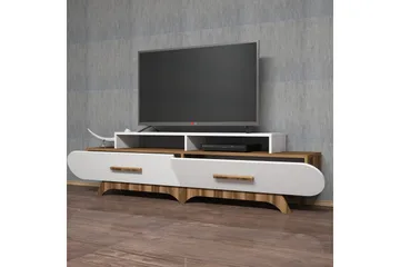 Hovdane TV-Bänk 205 cm - Brun/Vit - Möbler - TV- & Mediamöbler - TV bänk & mediabänk