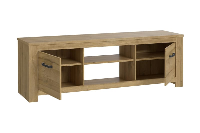 Hovencamp TV-Bänk 161 cm - Brun - Möbler - TV- & Mediamöbler - TV bänk & mediabänk