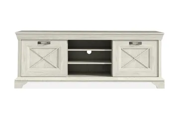 Hurlston TV-Bänk 147 cm - Vit - Möbler - TV- & Mediamöbler - TV bänk & mediabänk