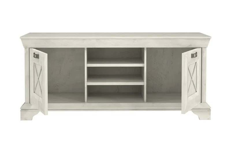 Hurlston TV-Bänk 147 cm - Vit - Möbler - TV- & Mediamöbler - TV bänk & mediabänk