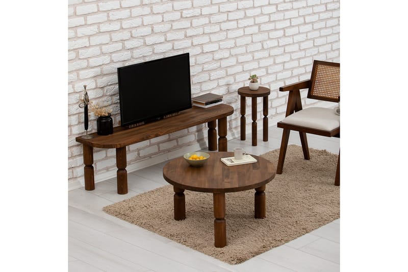 Ida Tv-bänk 140 cm - Valnöt - Möbler - TV- & Mediamöbler - TV bänk & mediabänk