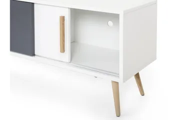 Indiana Tv-Bänk 40x160 cm - Vit - Möbler - TV- & Mediamöbler - TV bänk & mediabänk