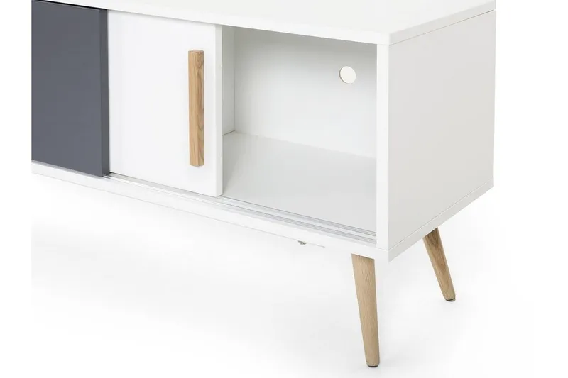 Indiana Tv-Bänk 40x160 cm - Vit - Möbler - TV- & Mediamöbler - TV bänk & mediabänk