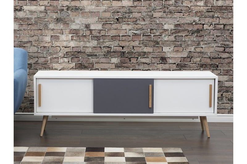 Indiana Tv-Bänk 40x160 cm, Vit