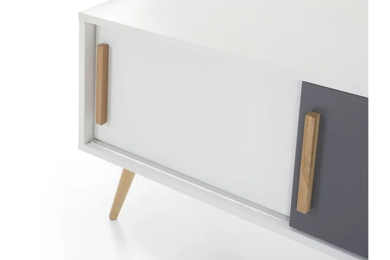 Indiana Tv-Bänk 40x160 cm - Vit - Möbler - TV- & Mediamöbler - TV bänk & mediabänk