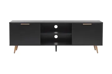 Indio TV-bänk 166x40 cm - Svart - Möbler - TV- & Mediamöbler - TV bänk & mediabänk