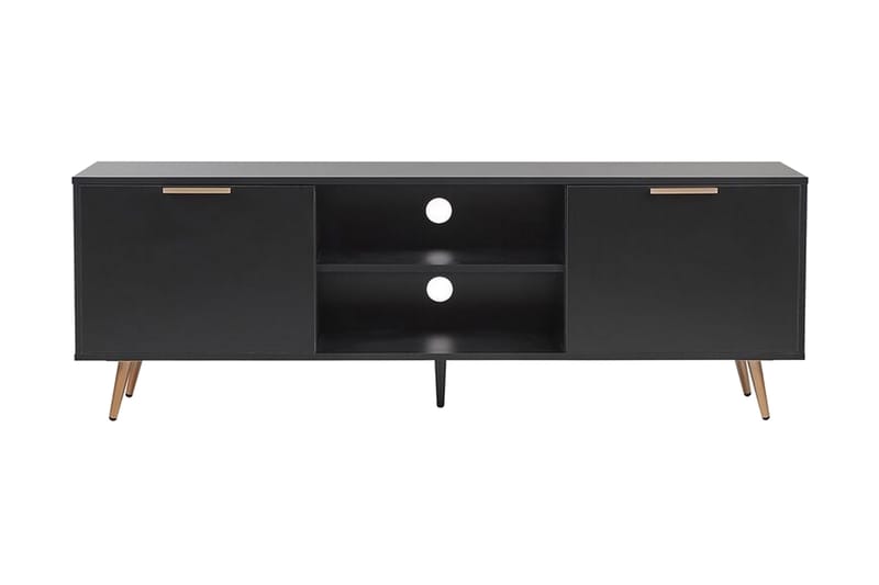 Indio TV-bänk 166x40 cm - Svart - Möbler - TV- & Mediamöbler - TV bänk & mediabänk