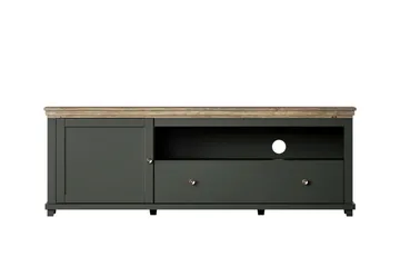 Ivreri Tv-bänk 181 cm - Khaki/Natur - Möbler - TV- & Mediamöbler - TV bänk & mediabänk